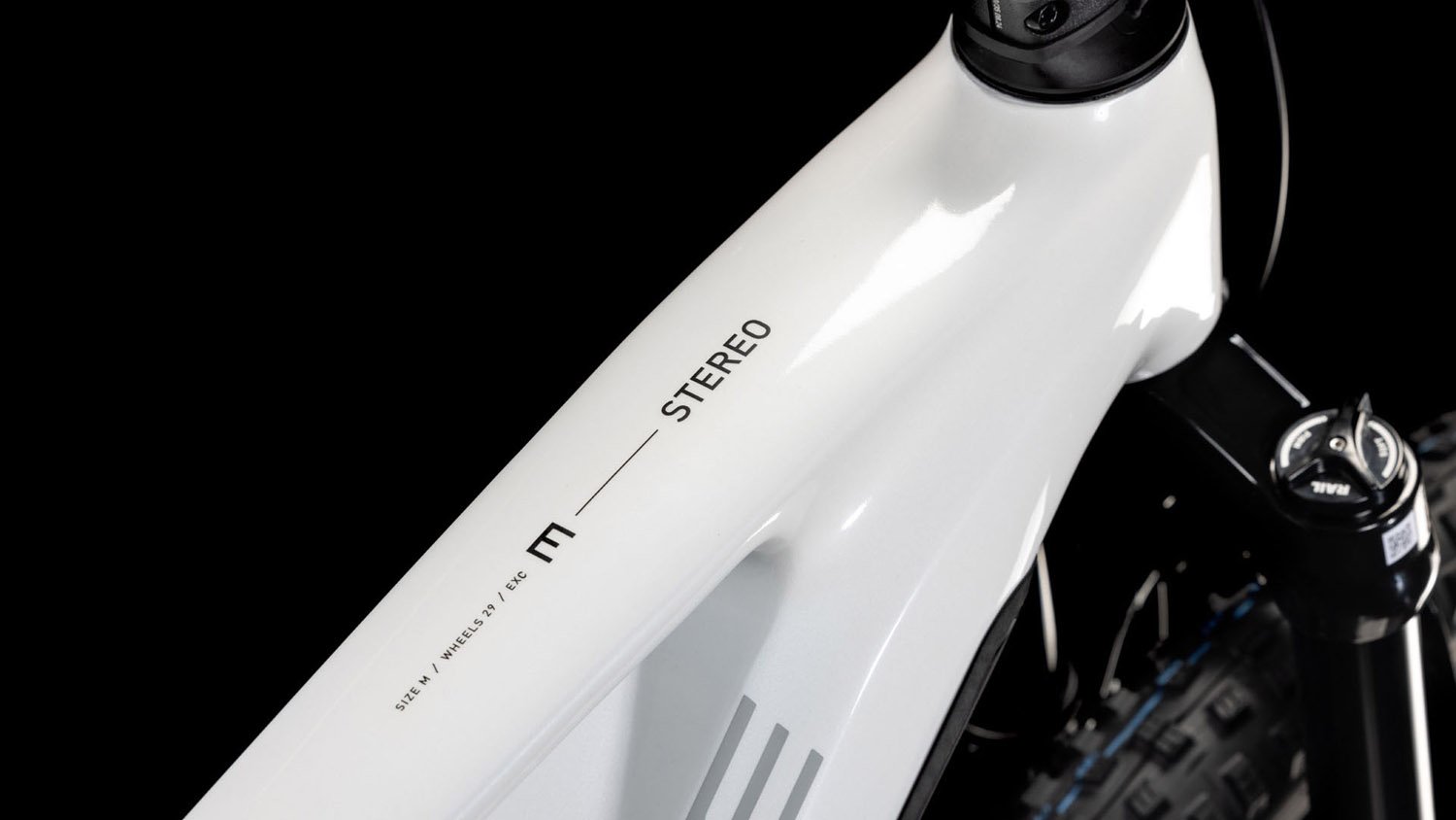 Cube Stereo Hybrid ONE44 EXC 800 metallicwhite´n´black – Bild 7