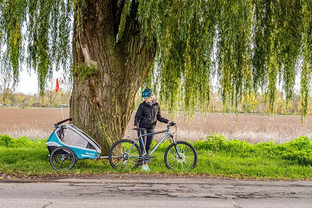 Qeridoo Kidgoo1 Petrol Kinderanhänger – Bild 7