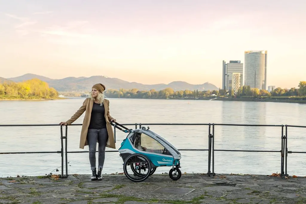 Qeridoo Kidgoo1 Petrol Kinderanhänger – Bild 11