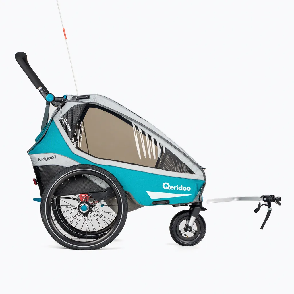 Qeridoo Kidgoo1 Petrol Kinderanhänger – Bild 13