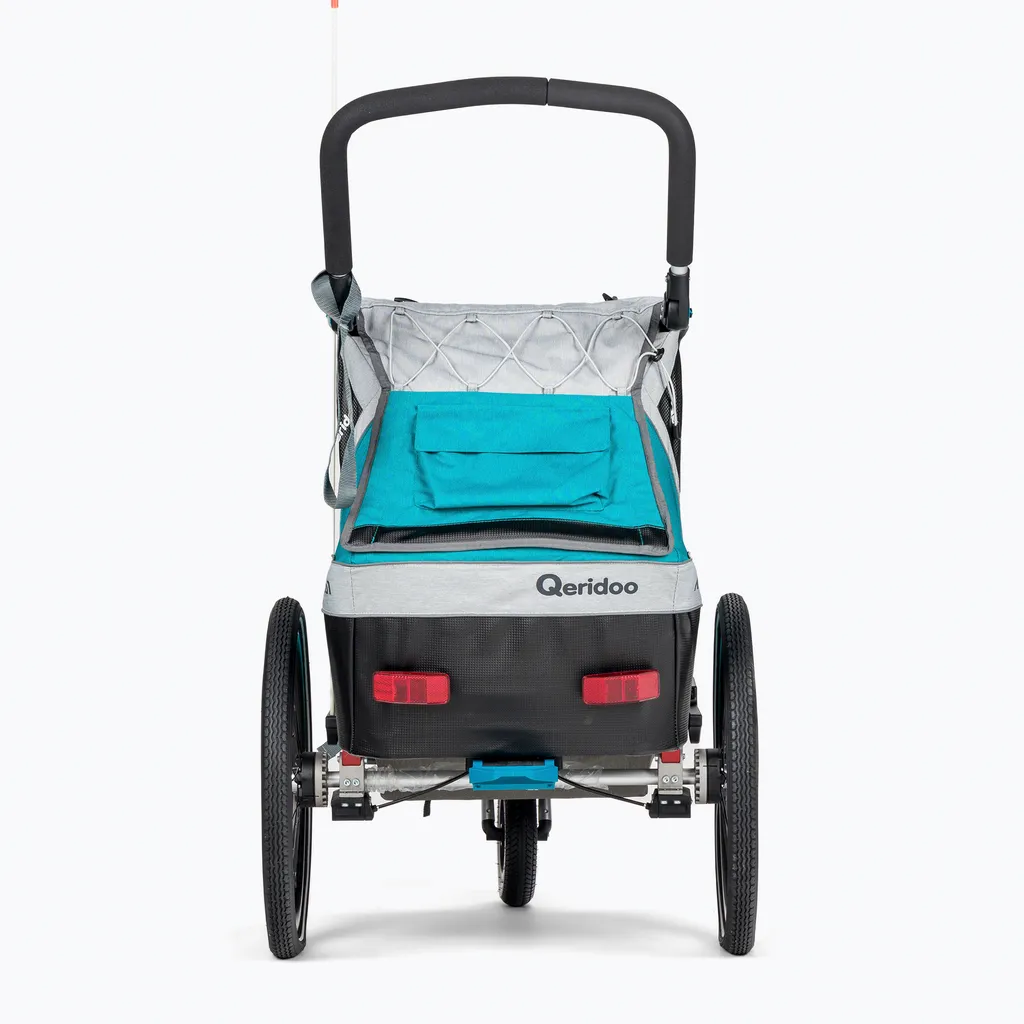 Qeridoo Kidgoo1 Petrol Kinderanhänger – Bild 15